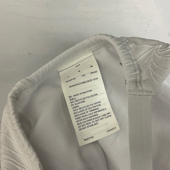 Nike Swim Water Texture V-Neck Swimsuit NWT - Picture 9 of 10